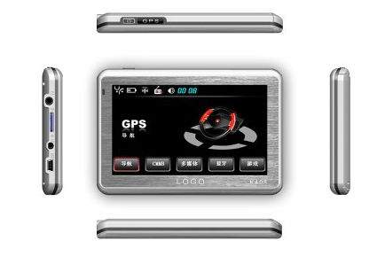 4.3 اینچ GPS حمل و نقل ماشین V4307 پشتیبانی از DVB-T,FM,BT,AVIN,mp3/mp4,Ebook,Photo Viewer